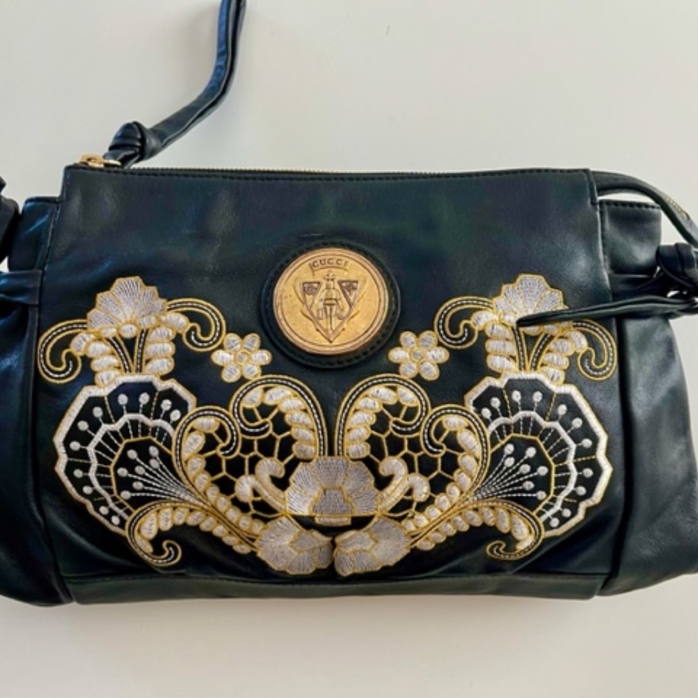 Gucci Hysteria ultra rare embroidered clutch
